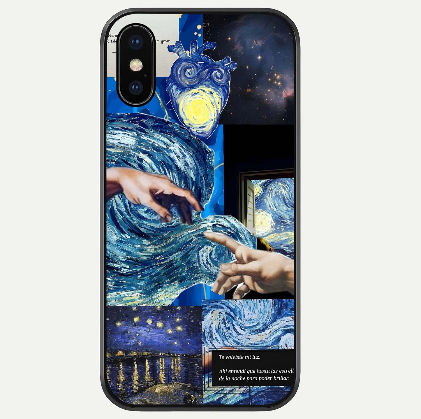 Aesthetic Vando Hands Glass Case For iPhone 16 Pro by Custom World