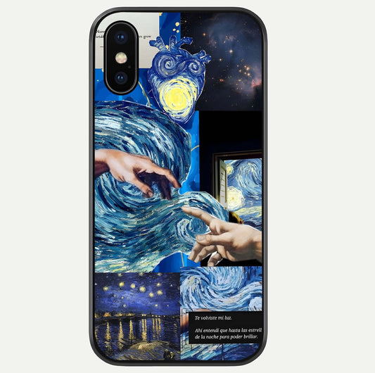 Aesthetic Vando Hands Glass Case For iPhone 16 Pro by Custom World
