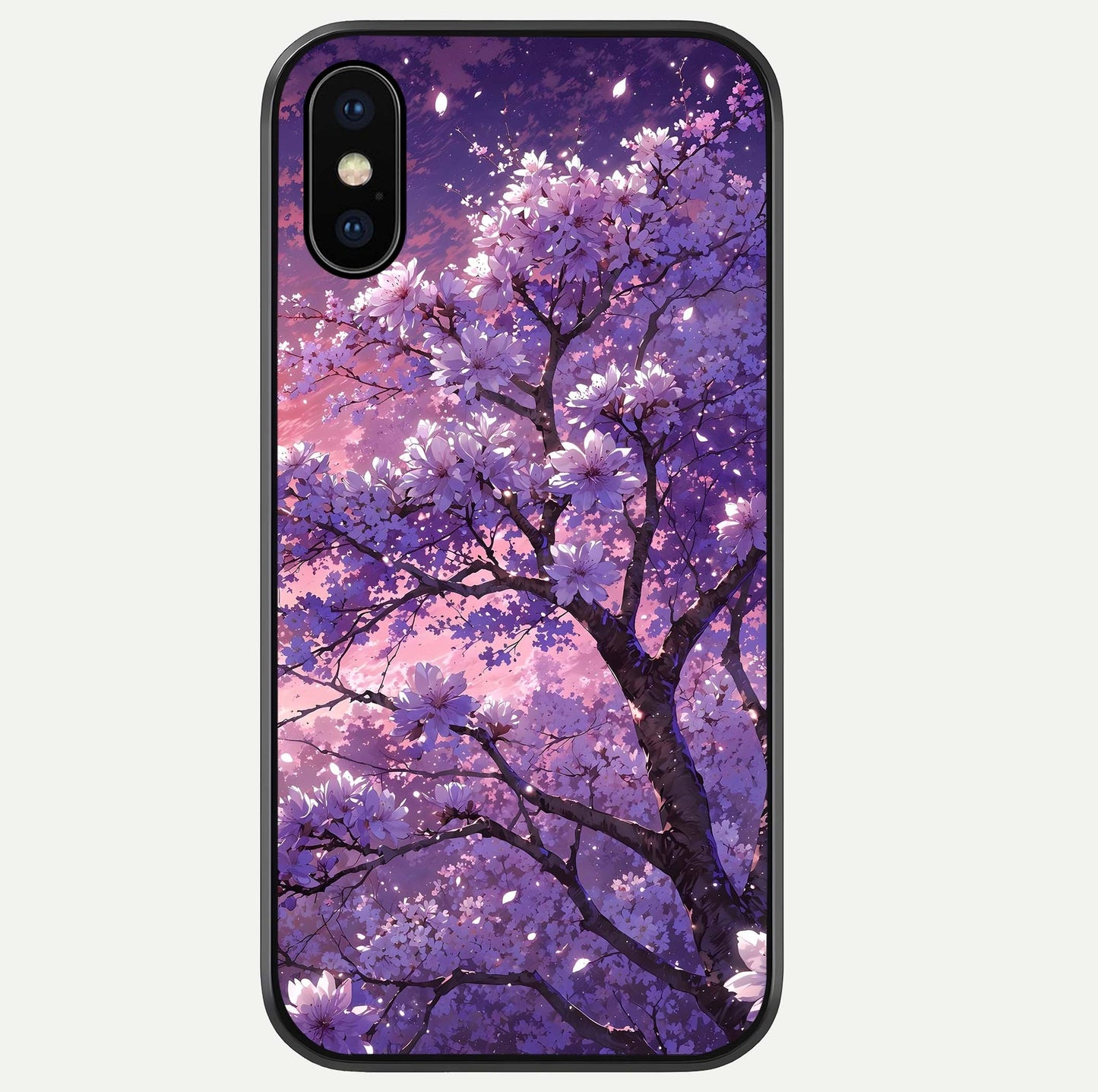Blossom Tree Glass Case For iPhone Xs by Custom World