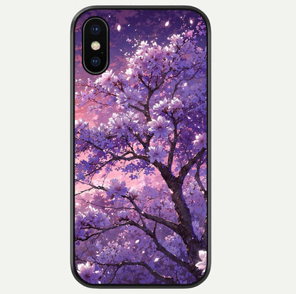 Blossom Tree Glass Case For iPhone Xs by Custom World