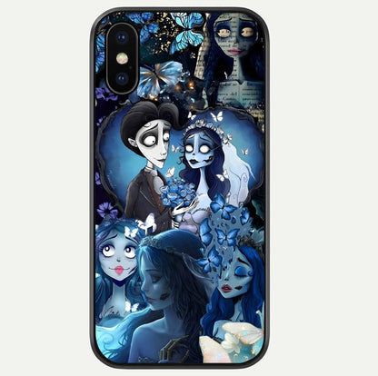 Butterfly Ghost Soul Glass Case For iPhone Xs by Custom World