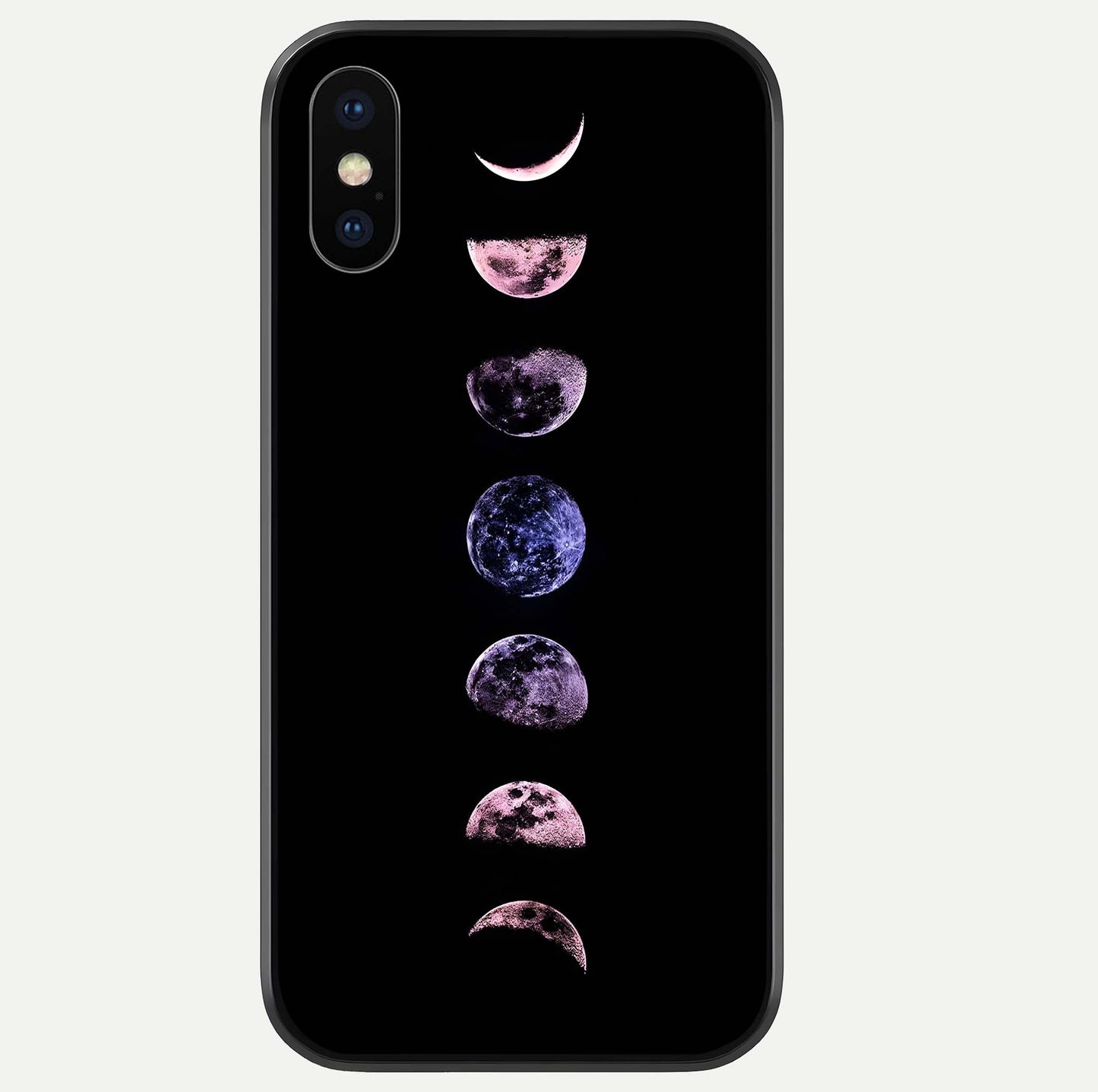 Crimson All Planets Glass Case For iPhone Xs by Custom World