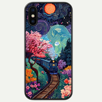 Digital Art Glass Case For iPhone Xs by Custom World