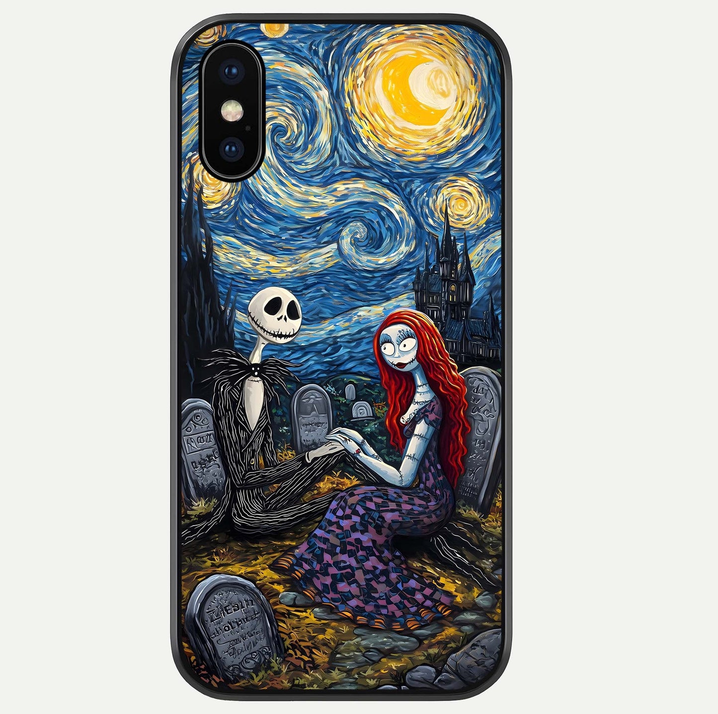 Eternal Night Love Glass Case For iPhone Xs by Custom World