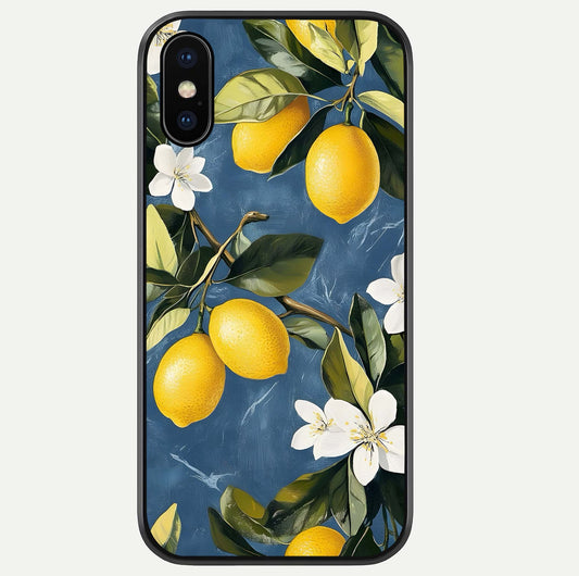 Lemon Dream Garden Glass Case For iPhone Xs by Custom World