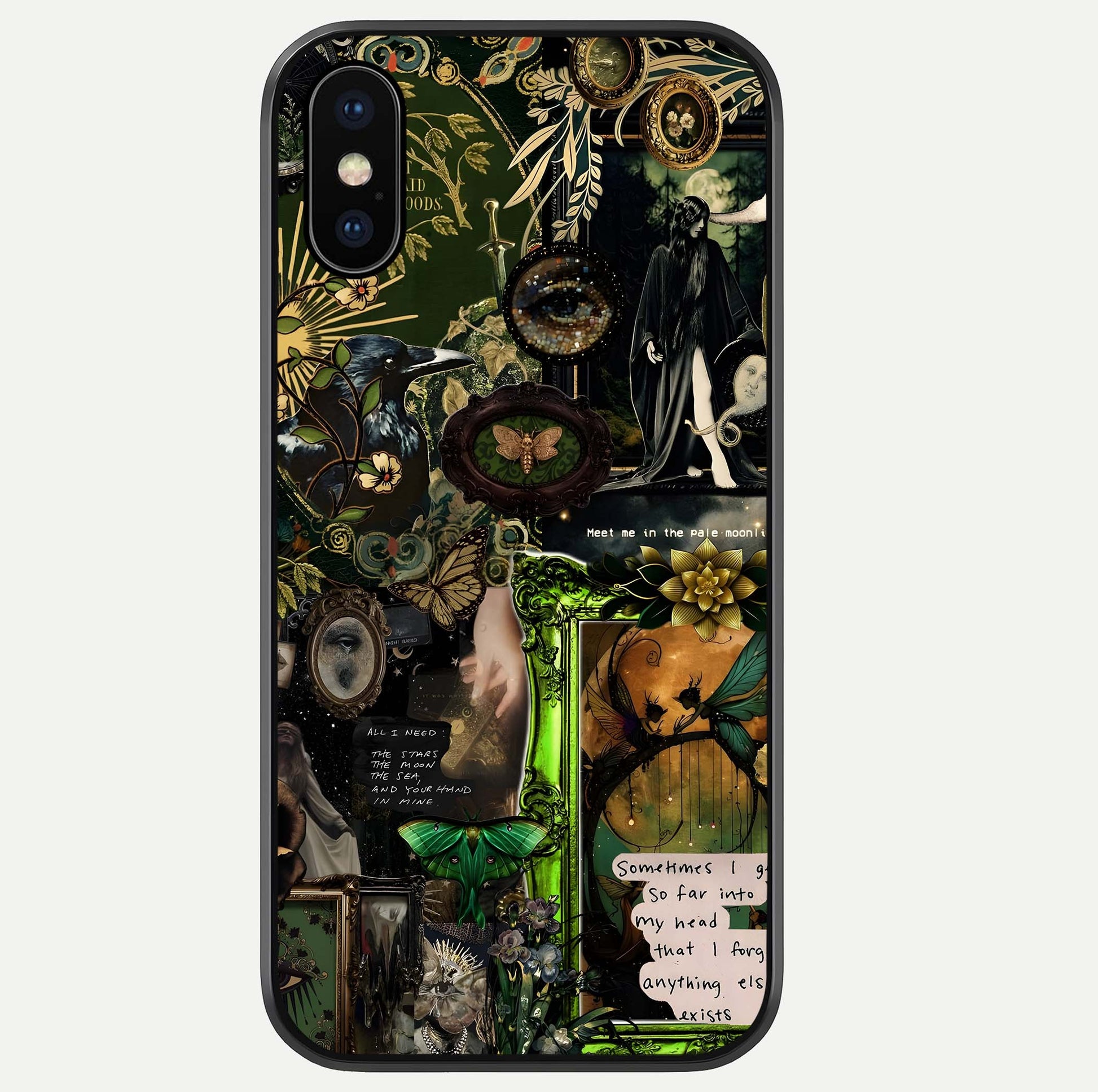 Mystic Woods Secret Glass Case For iPhone Xs by Custom World