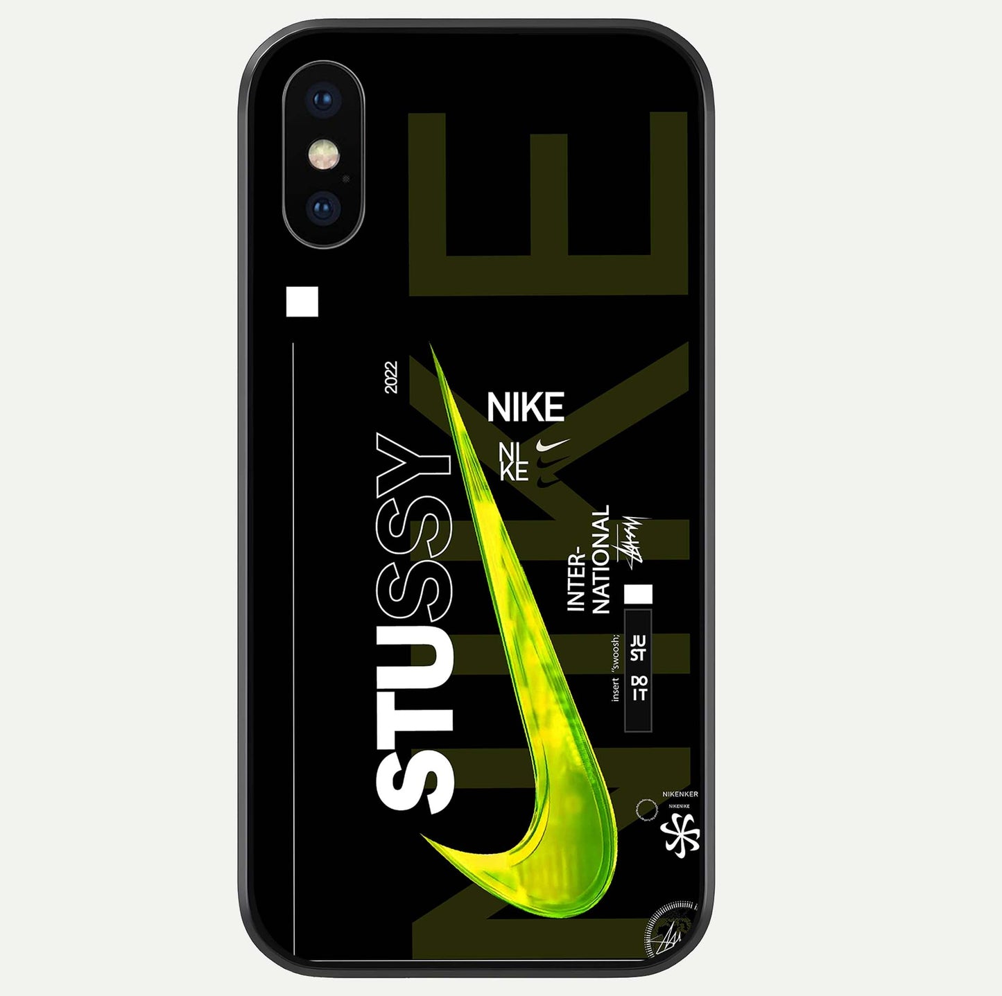 Neon Street Edition Glass Case For iPhone Xs by Custom World