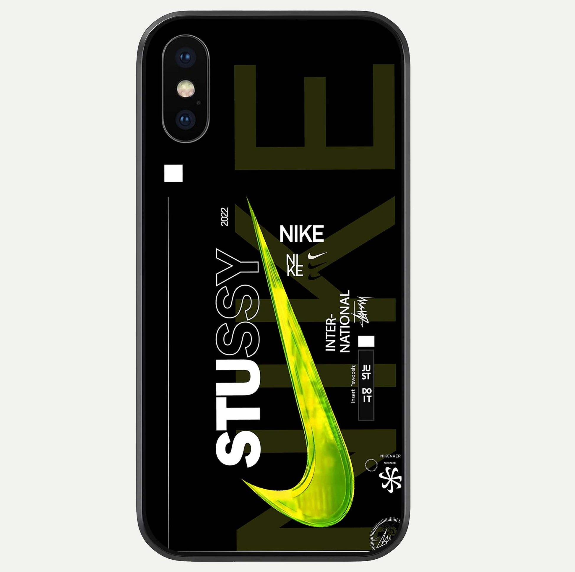 Neon Street Edition Glass Case For iPhone Xs by Custom World