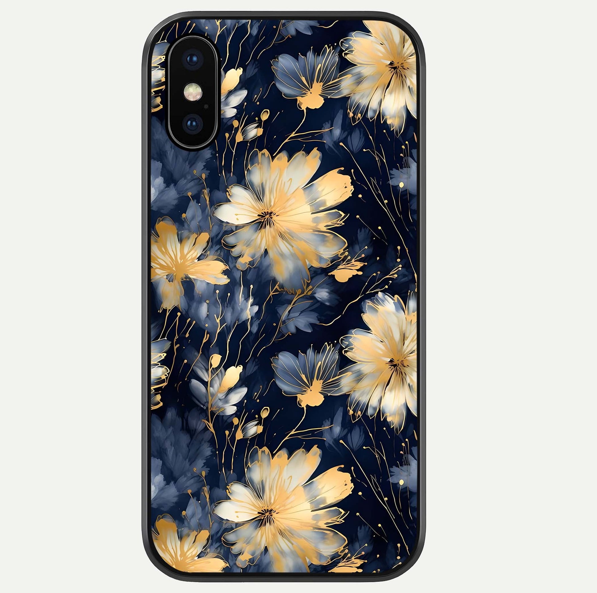 Royal Petal Dream Glass Case For iPhone Xs by Custom World