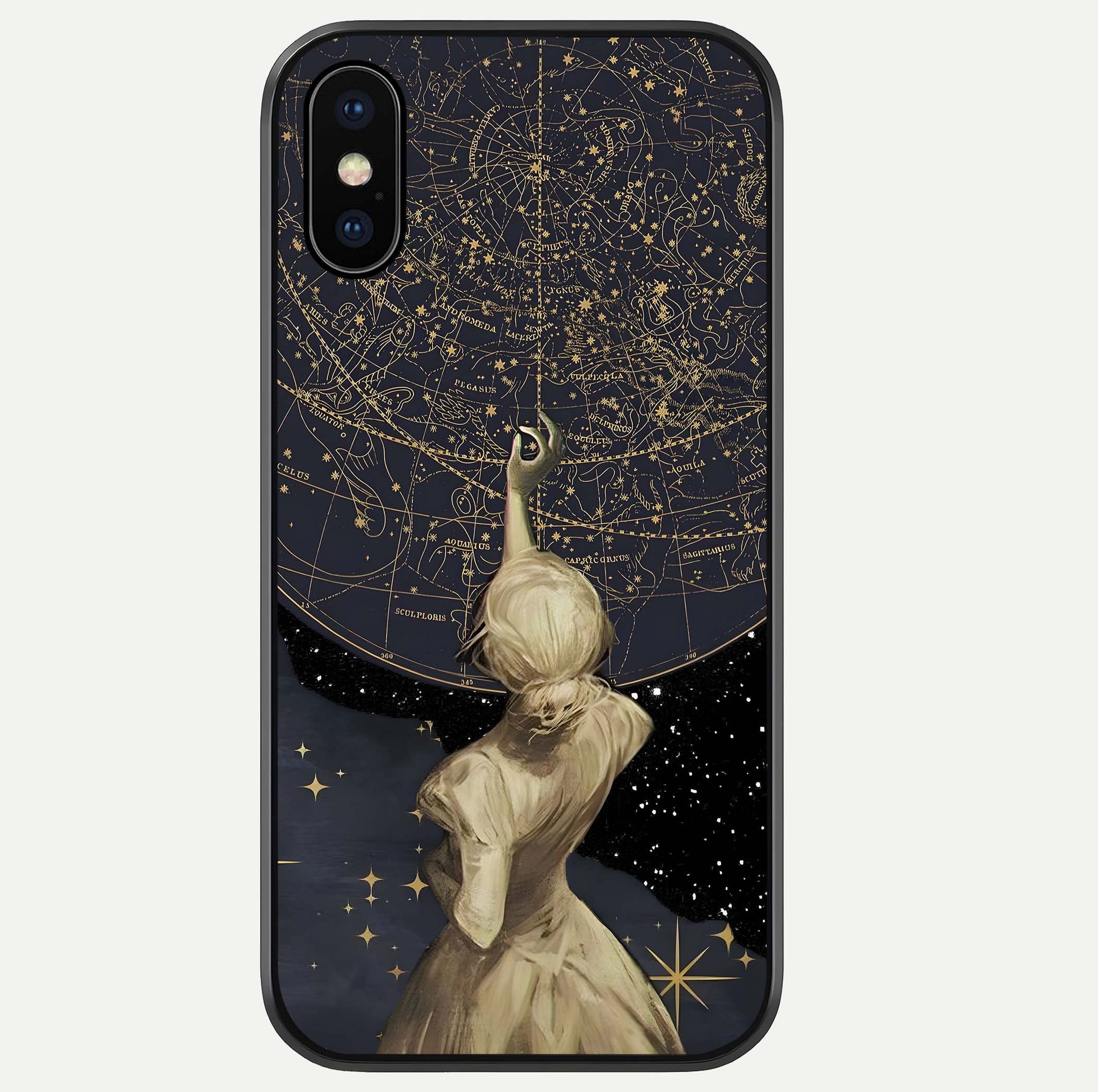 Taylor Swift Girl Glass Case For iPhone Xs by Custom World