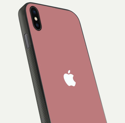 Apple Harmony Glass Case for iPhone Xs close-up shot highlighting gradient tones and glass reflection