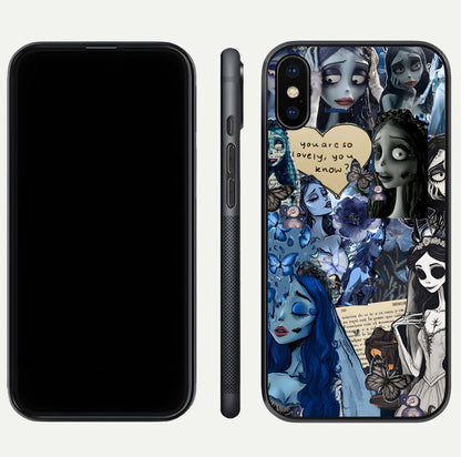 Corpse Bride Posters Glass Case for iPhone Xs dual-view layout displaying cinematic tones and HD finish