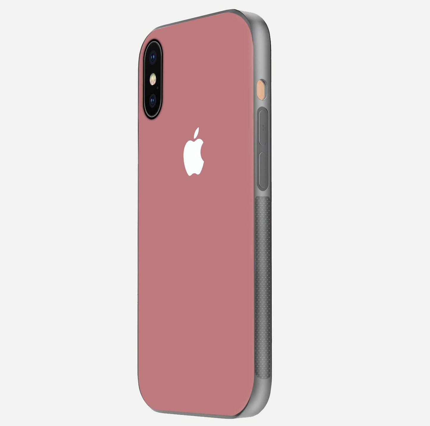 Apple Harmony Glass Case for iPhone Xs side-angle image showing harmony design and smooth gloss edge