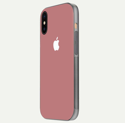Apple Harmony Glass Case for iPhone Xs side-angle image showing harmony design and smooth gloss edge