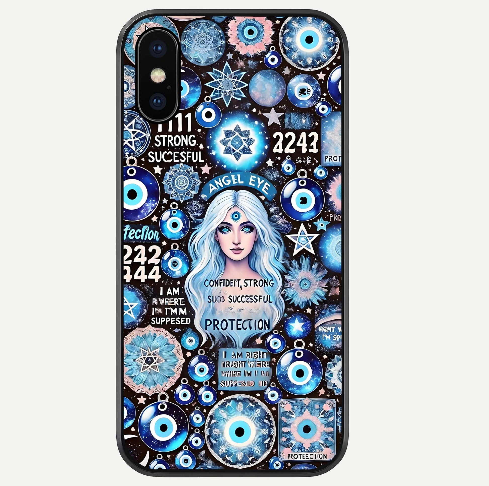 Angel Aura Shield Glass Case For iPhone 16 Pro by Custom World