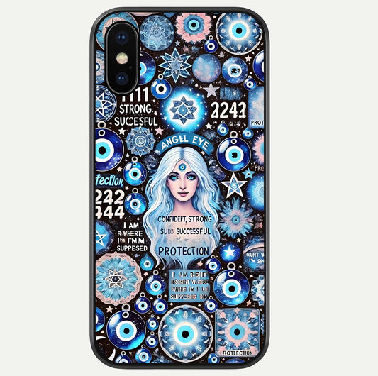 Angel Aura Shield Glass Case For iPhone 16 Pro by Custom World