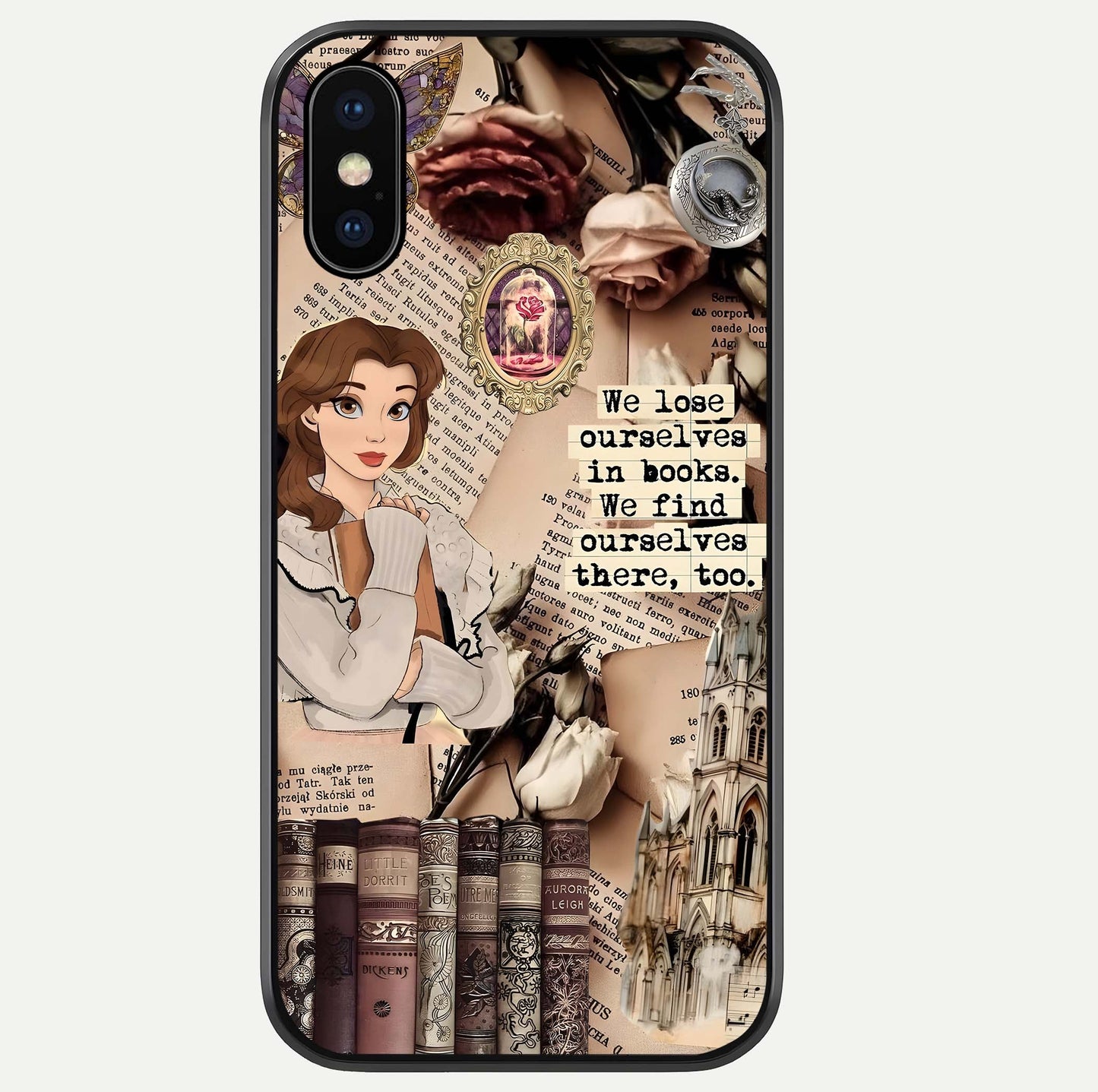 Bookish Dream World Glass Case For iPhone Xs Max by Custom World