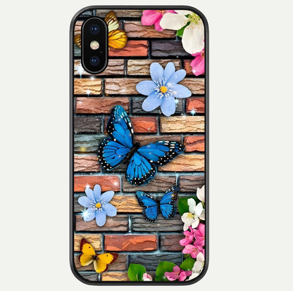 Brick Bloom Flight Glass Case For iPhone Xs Max by Custom World