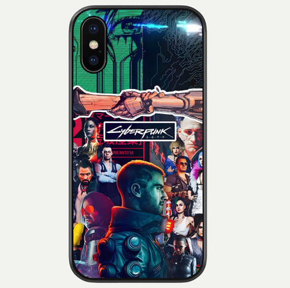 CYBERPUNK Legacy Glass Case For iPhone Xs Max by Custom World