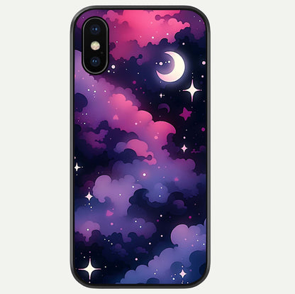 Celestial Moon Magic Glass Case For iPhone Xs Max by Custom World