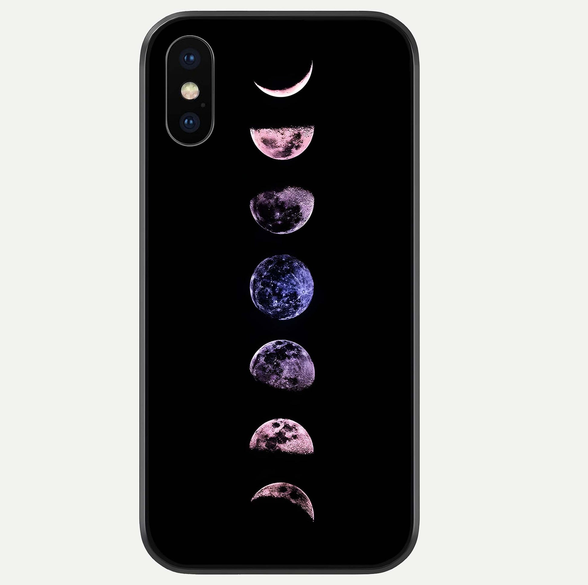 Crimson All Planets Glass Case For iPhone Xs Max by Custom World