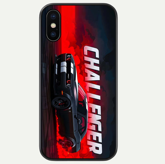 Crimson Challenger Fury Glass Case For iPhone Xs Max by Custom World
