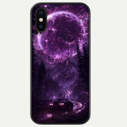 Eternal Cosmic Drive Glass Case For iPhone Xs Max by Custom World