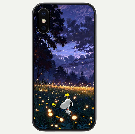 Firefly Meadow Magic Glass Case For iPhone Xs Max by Custom World