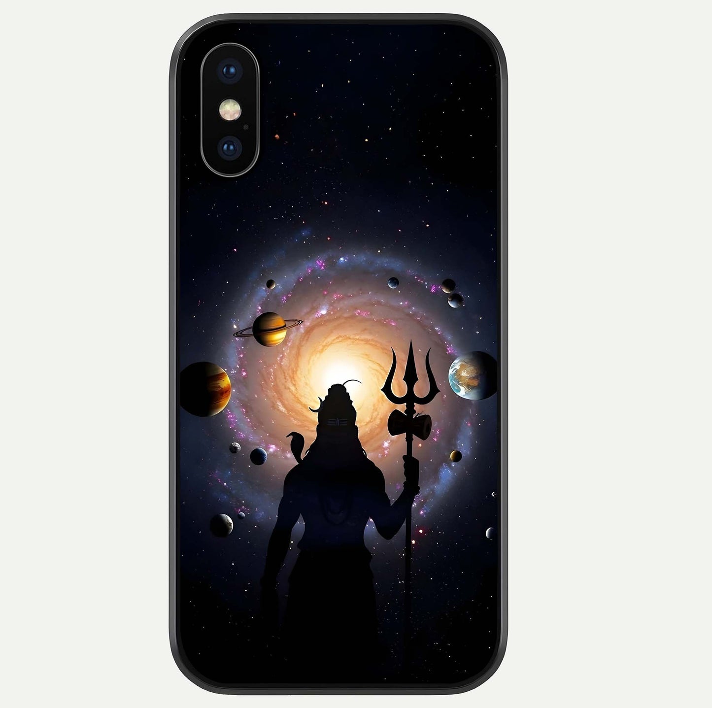 Galactic Shiva Vision Glass Case For iPhone Xs Max by Custom World