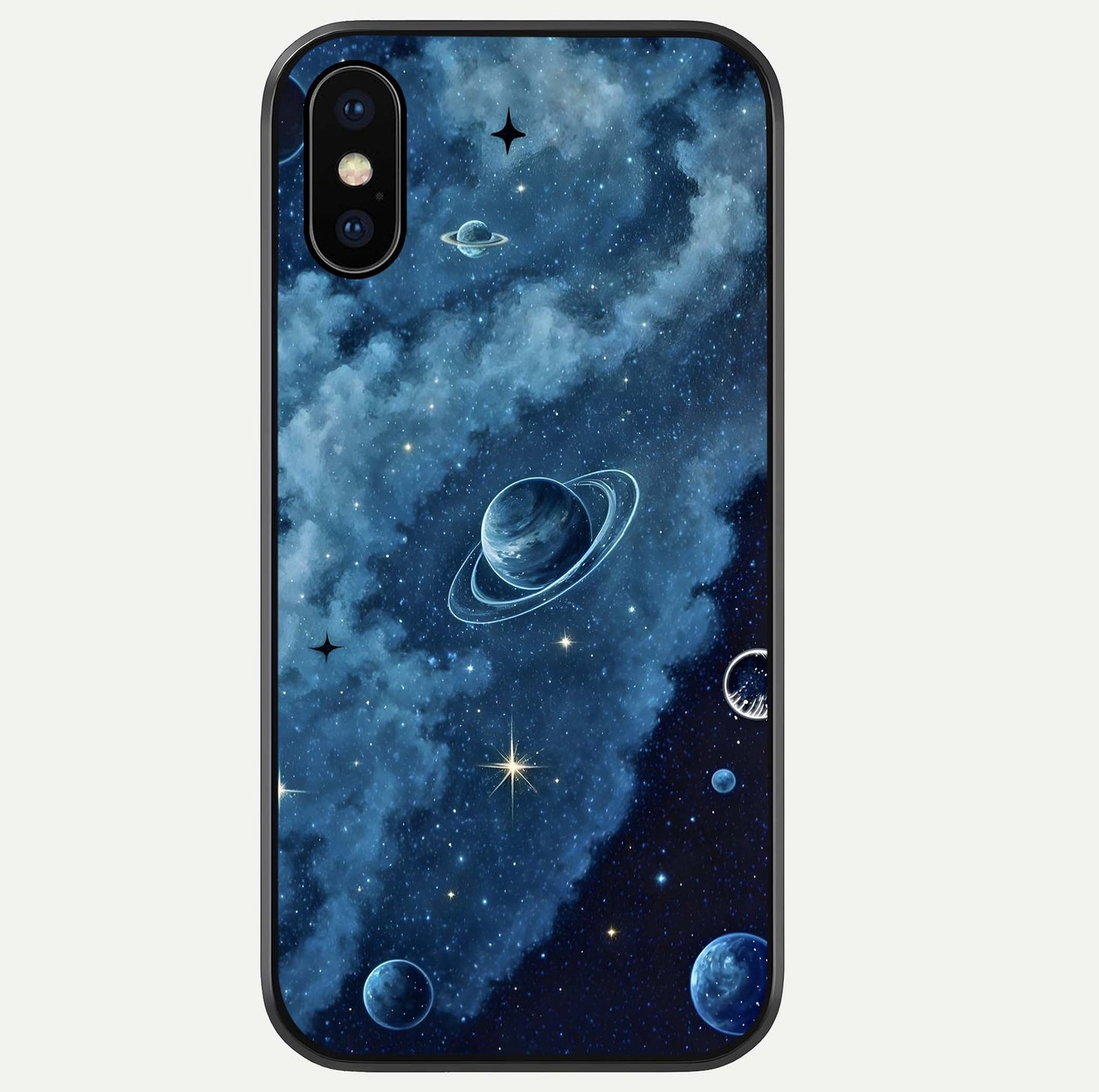 Galaxy Dream Space Glass Case For iPhone Xs Max by Custom World