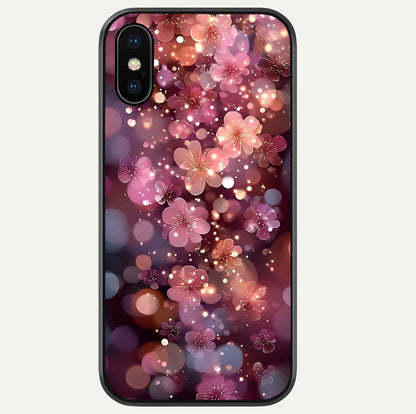 Glowing Petal Bliss Glass Case For iPhone Xs Max by Custom World