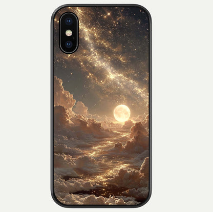 Golden Sky Dream Glass Case For iPhone Xs Max by Custom World