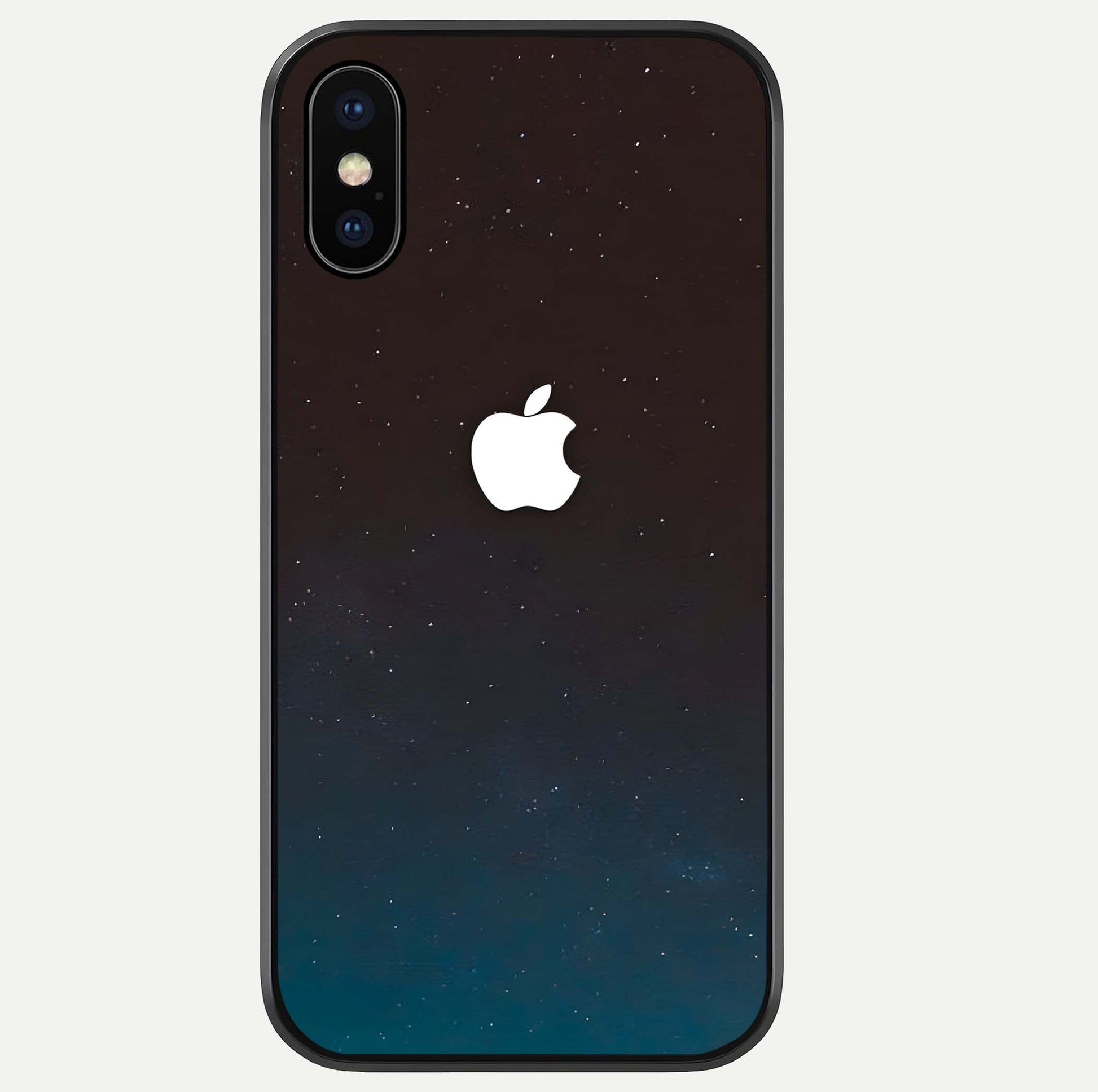 Green Emerald Apple Logo Glass Case For iPhone Xs Max by Custom World
