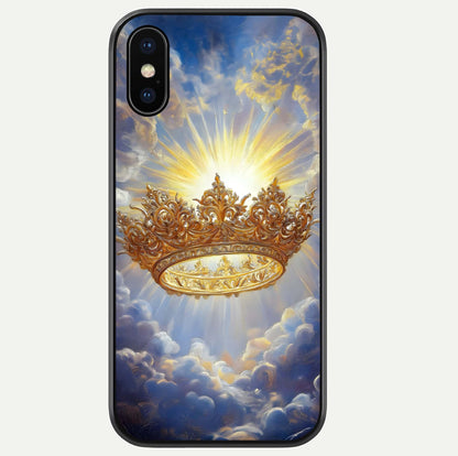 Heavenly Crown Light Glass Case For iPhone Xs Max by Custom World