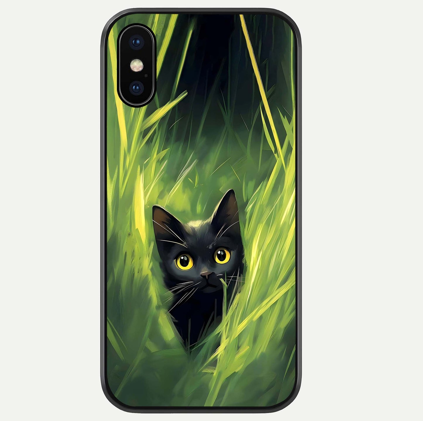 Hidden Cat Whisper Glass Case For iPhone Xs Max by Custom World