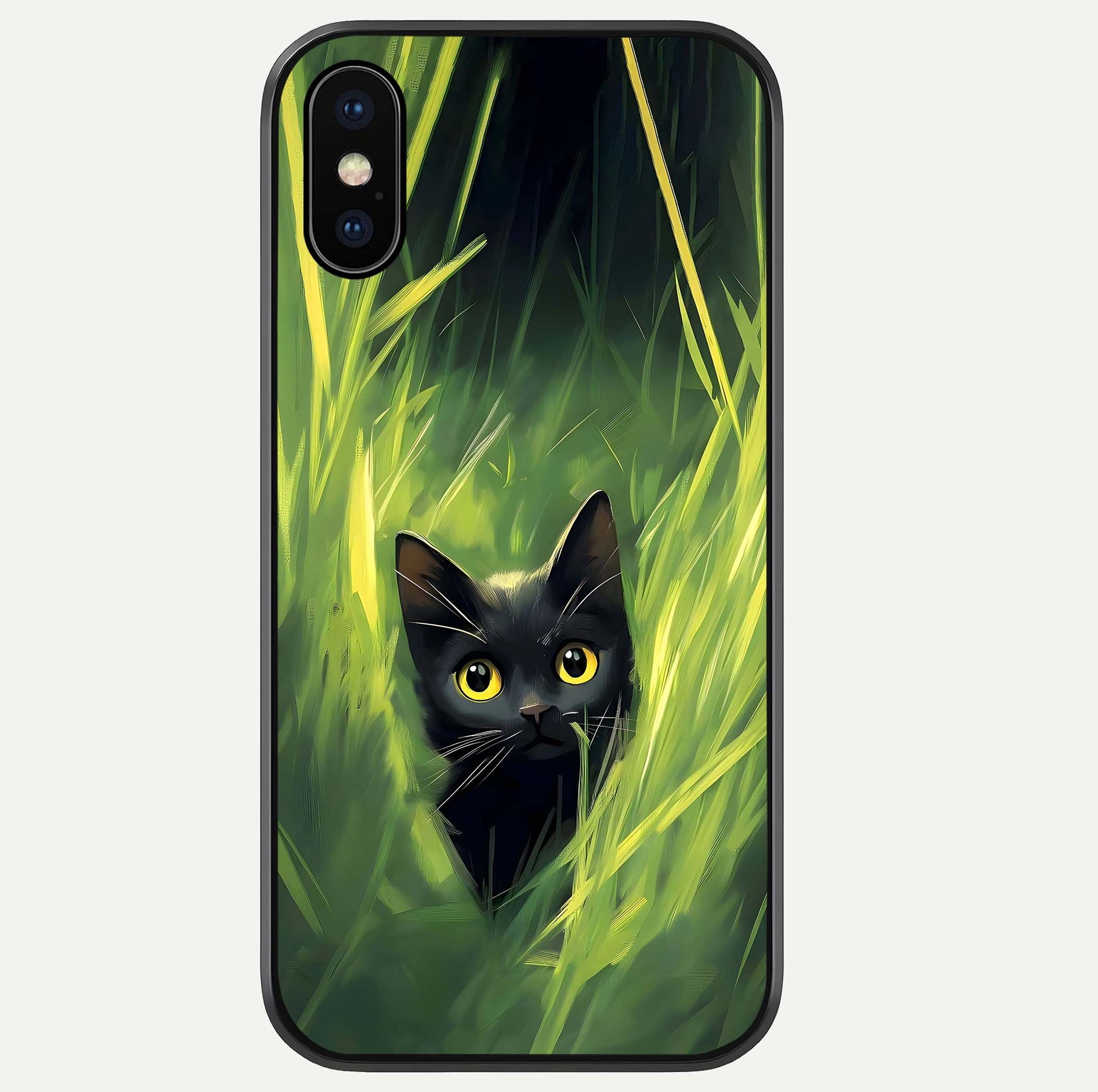 Hidden Cat Whisper Glass Case For iPhone Xs Max by Custom World