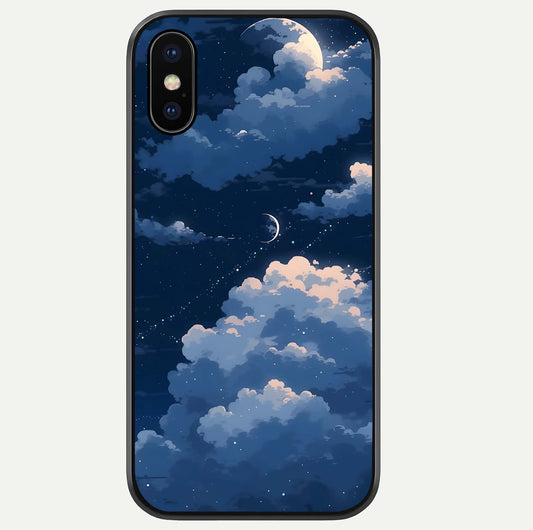 Moon Dream Haze Glass Case For iPhone Xs Max by Custom World