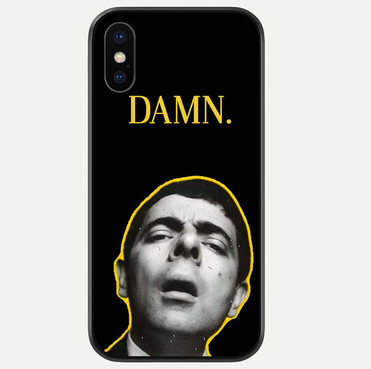 Mr Bean Damn Glass Case For iPhone Xs Max by Custom World