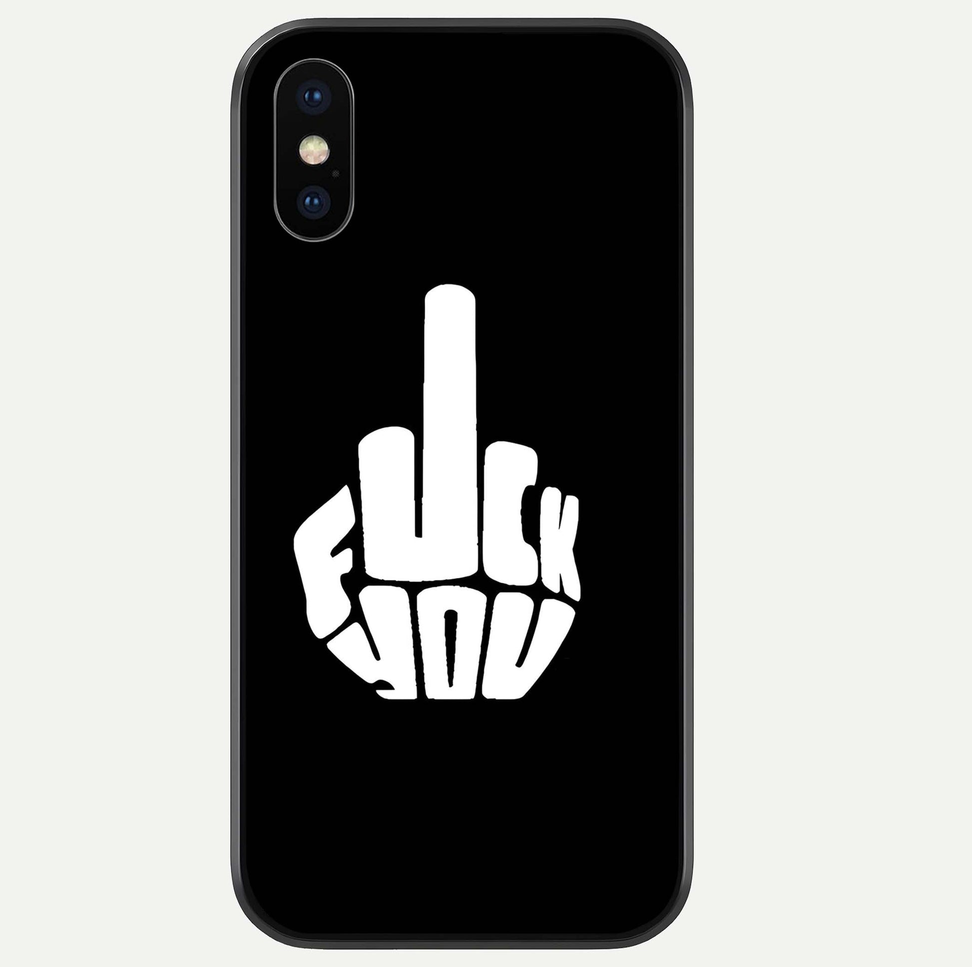Rebel Mode On Glass Case For iPhone Xs Max by Custom World