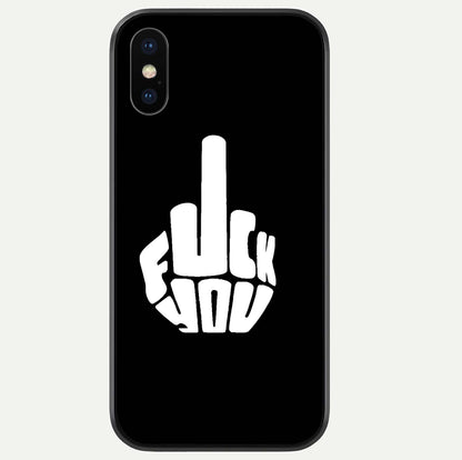 Rebel Mode On Glass Case For iPhone Xs Max by Custom World