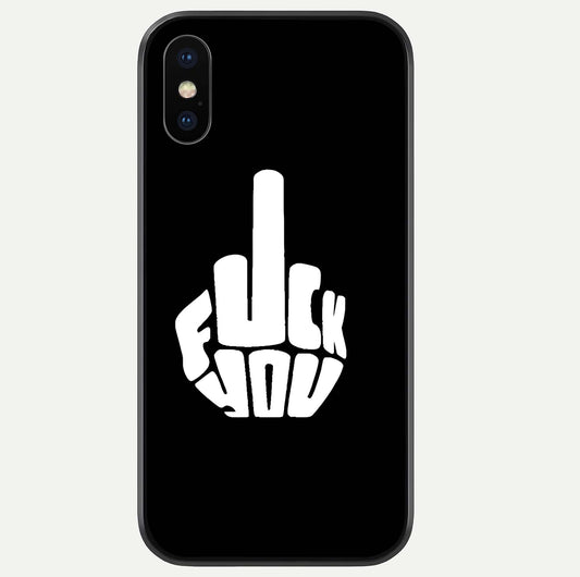 Rebel Mode On Glass Case For iPhone Xs Max by Custom World
