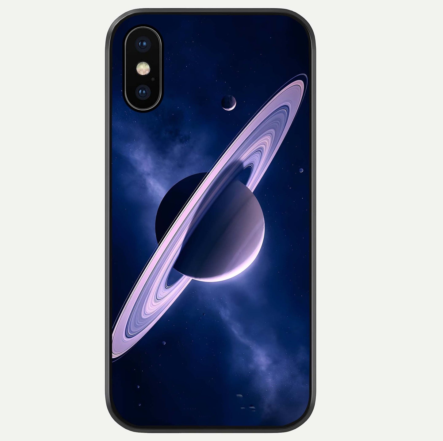 Saturn Ring Mystique Glass Case For iPhone Xs Max by Custom World