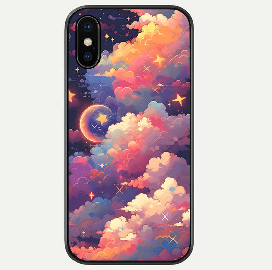 Starlit Dream Clouds Glass Case For iPhone Xs Max by Custom World