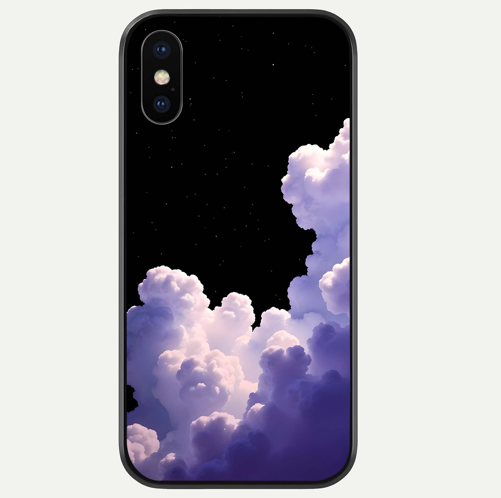 Starlit Night Whispers Glass Case For iPhone Xs Max by Custom World