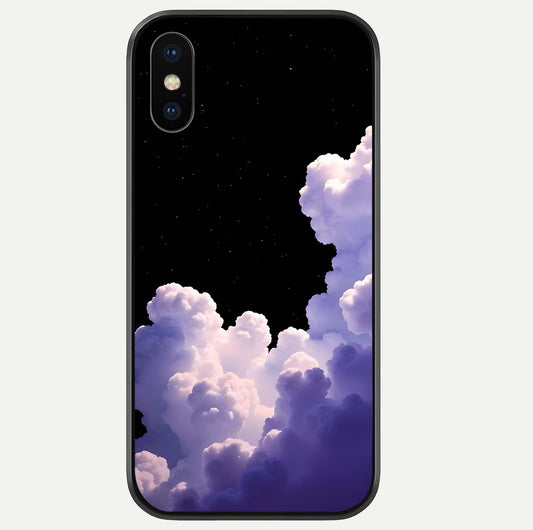 Starlit Night Whispers Glass Case For iPhone Xs Max by Custom World