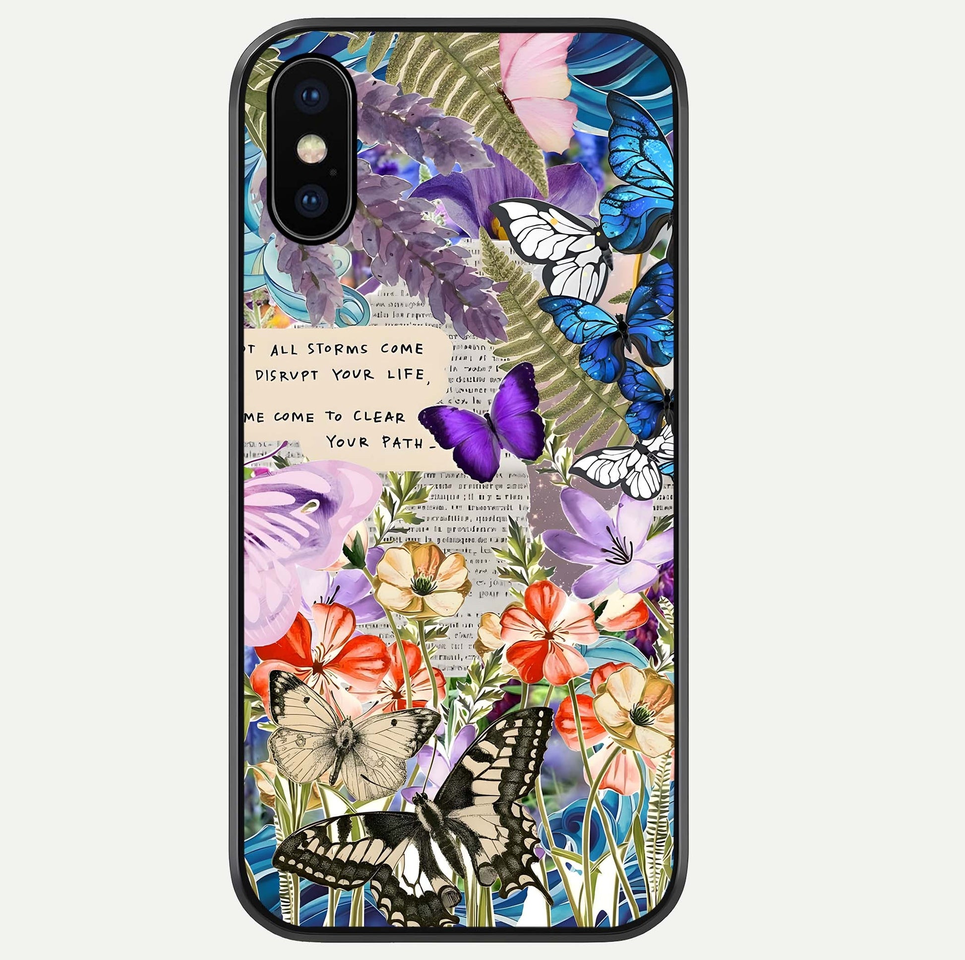 Storm Path Bloom Glass Case For iPhone Xs Max by Custom World
