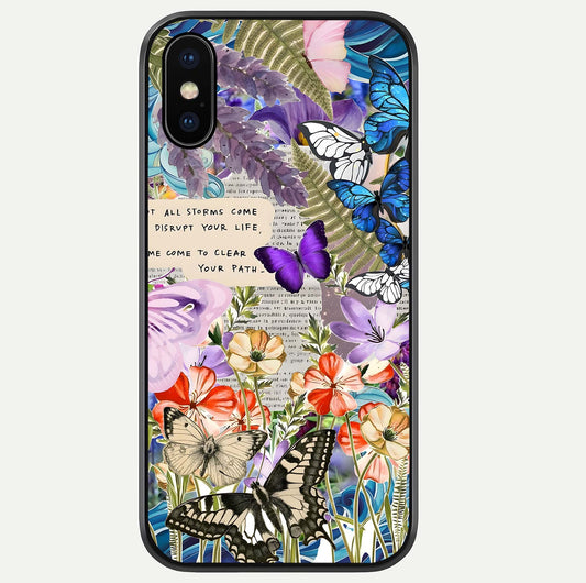 Storm Path Bloom Glass Case For iPhone Xs Max by Custom World