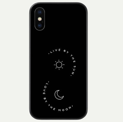 Sun Moon Balance Glass Case For iPhone Xs Max by Custom World