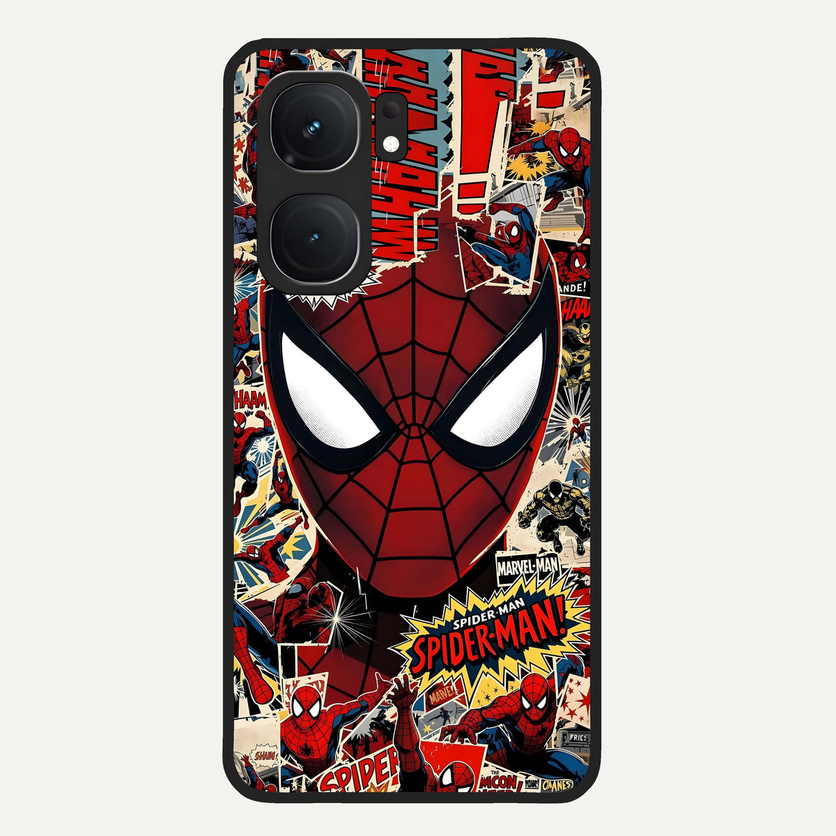  Aesthetic Wonder Spider Glass Case For iQOO Neo 9 Pro back cover – full design glossy printed glass finish