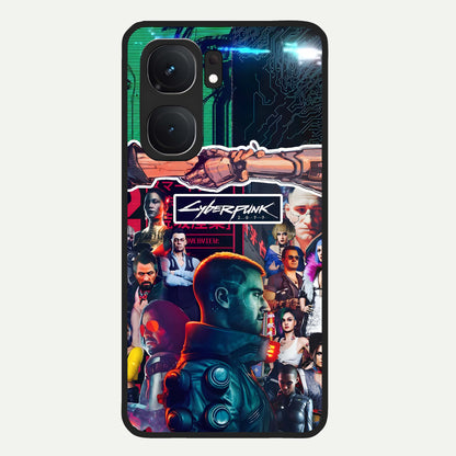  CYBERPUNK Legacy Glass Case For iQOO Neo 9 Pro back cover – full design glossy printed glass finish